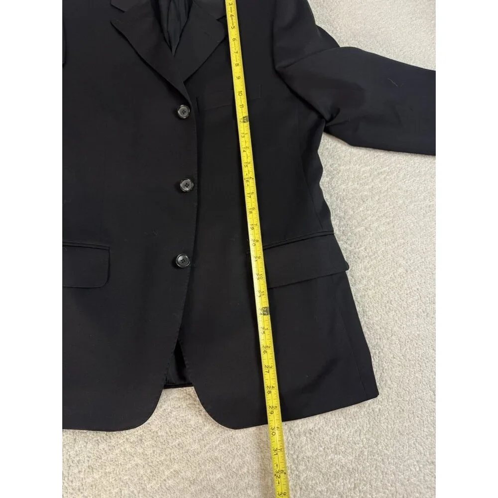 Gucci Men's Formal 3 Buttons Black Wool Mohair Jacket Size‎ 48